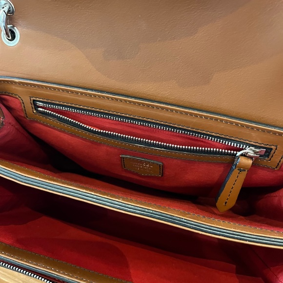 Lancel Bags Rare Lancel Clic Envelope Woodblack Leather Crossbody